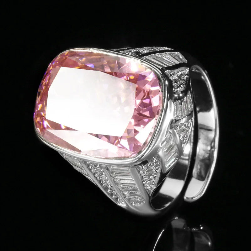 Bague Femme Pierre Radiant 15x20mm Multicolore – CLEVI Paris