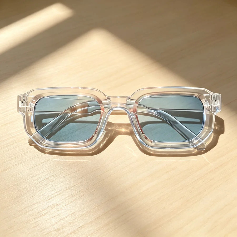 Lunettes de Soleil Rectangulaires Vintage Femme – Lot de 6 ou à l’unité – CLEVI Paris