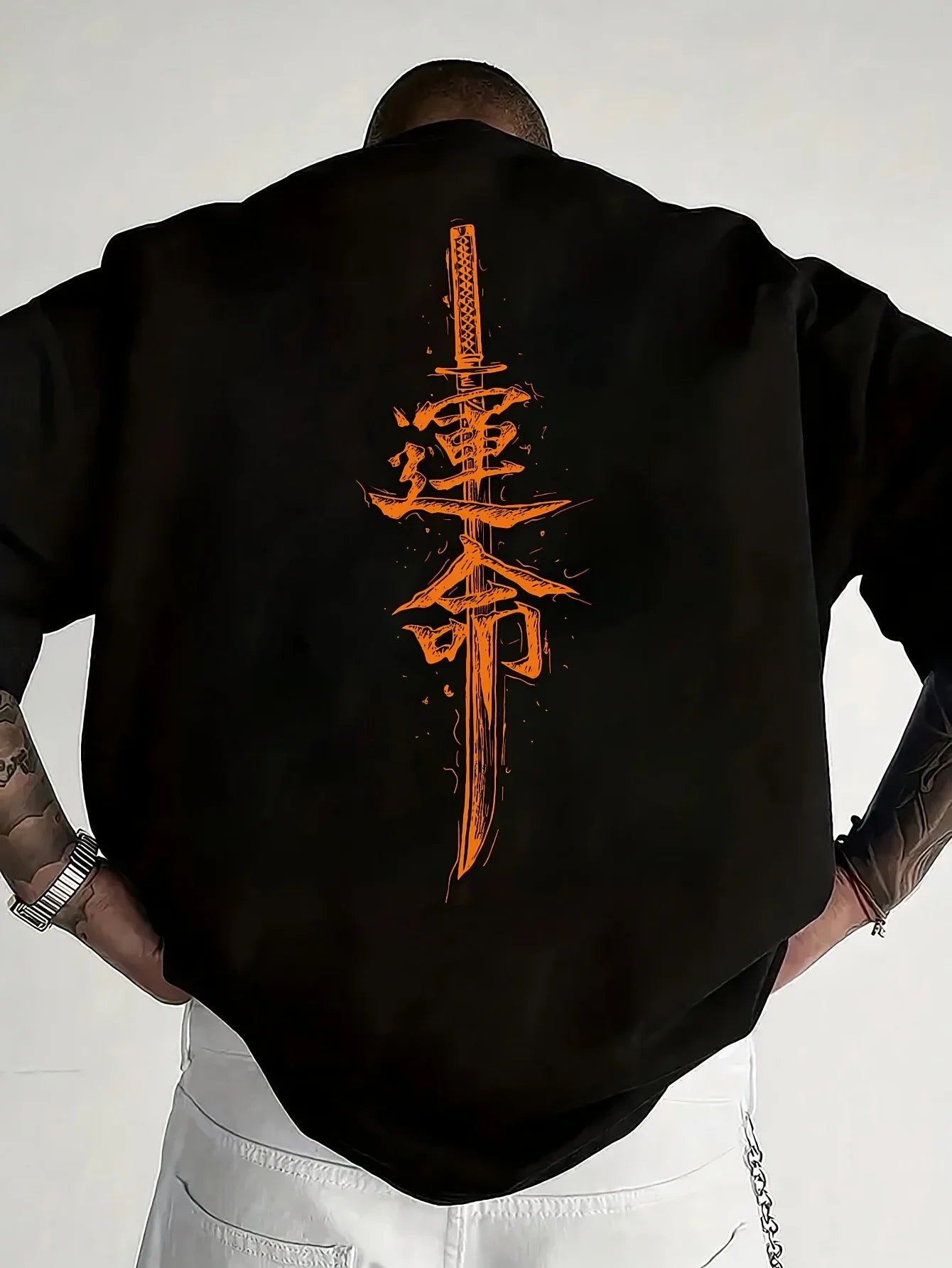 T-Shirt Unisexe Imprimé Samouraï Japonais 100% Coton Manches Courtes 15 Coloris – CLEVI Paris