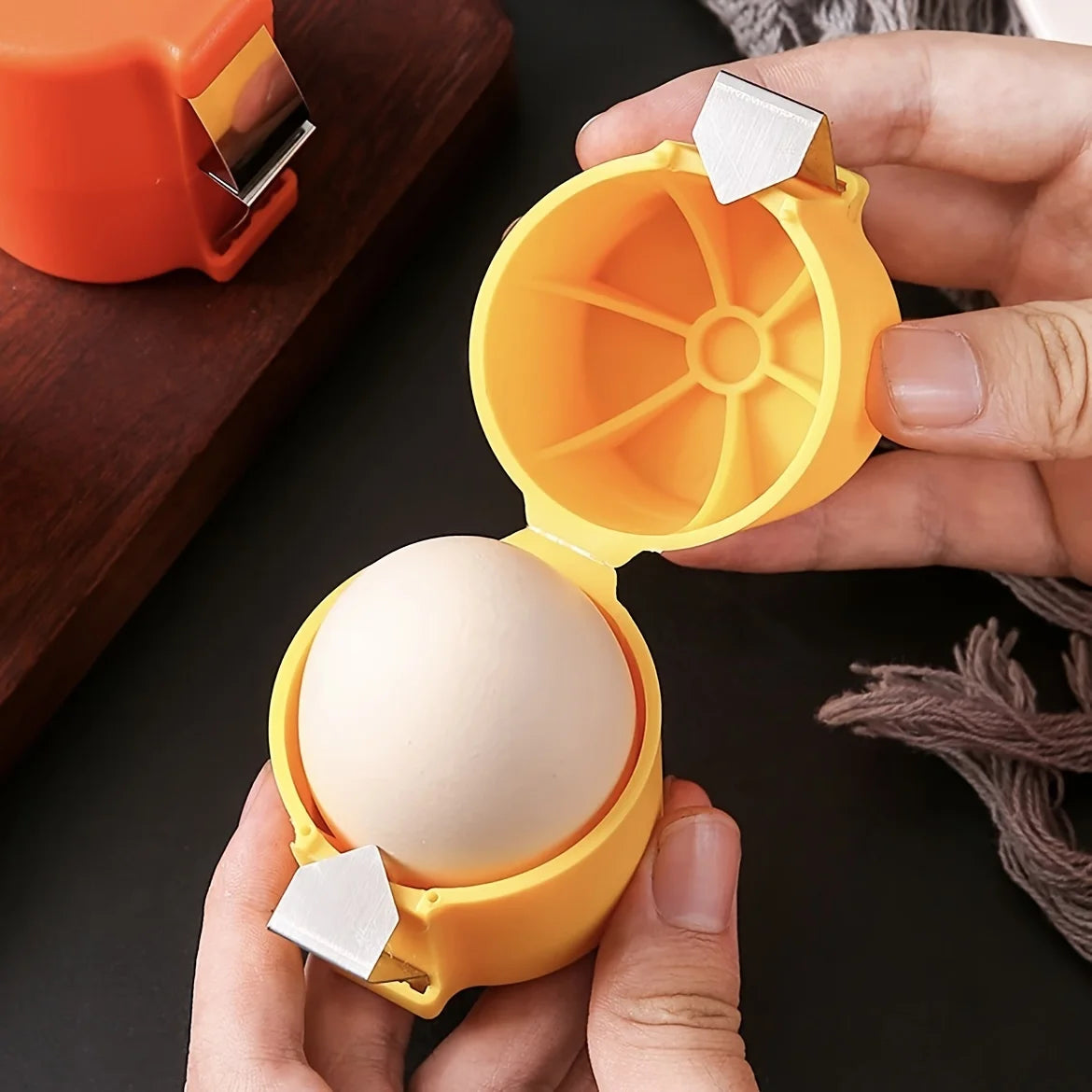 Ouvre-Œuf Séparateur Portable | Plastique, Séparation Jaune & Blanc, Cuisine – CLEVI Paris