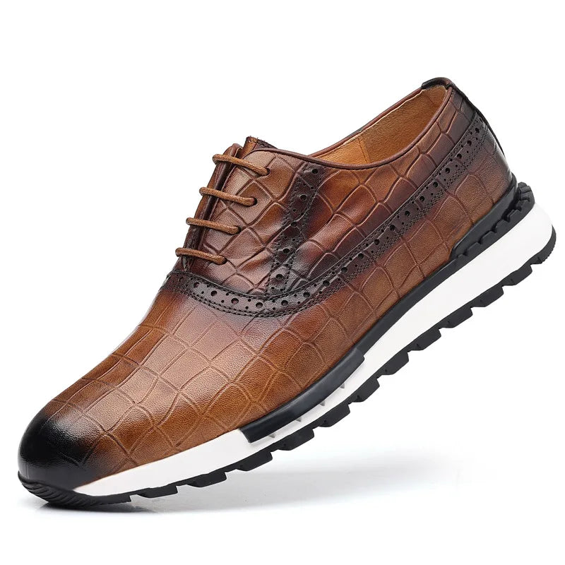 Chaussures Cuir Véritable Homme | Oxford Lacets Imperméable Outdoor