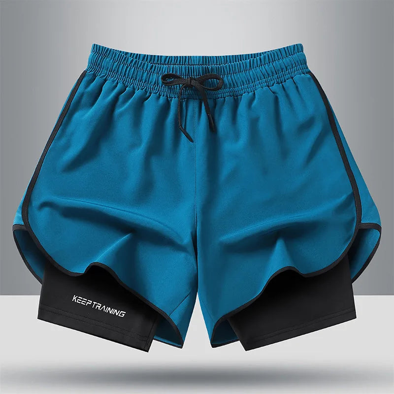 Short de Sport Séchage Rapide Homme | Polyester, Taille Élastique, Gym & Running – CLEVI Paris