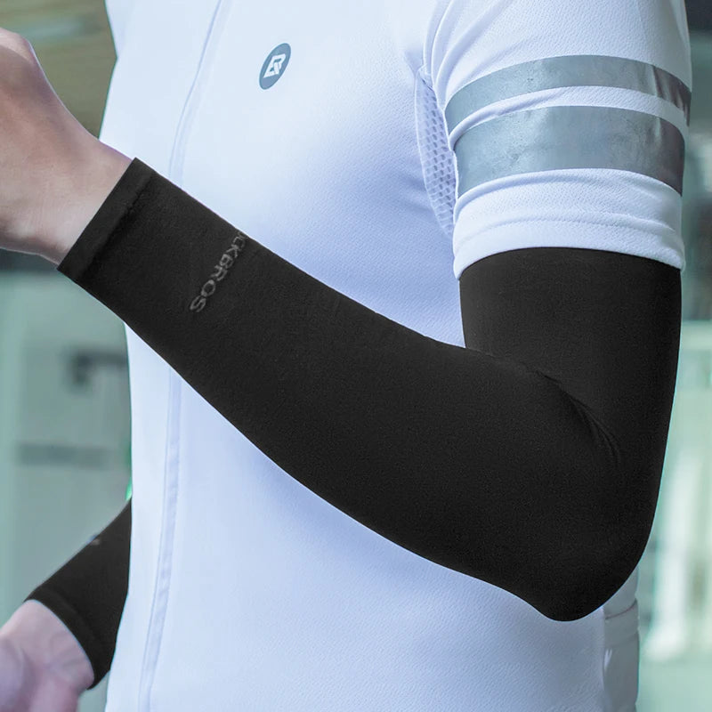 Manchettes Cyclisme Nylon Ice Silk | Protection UV, Respirantes, Vélo Route & VTT, Taille Unique – CLEVI Paris