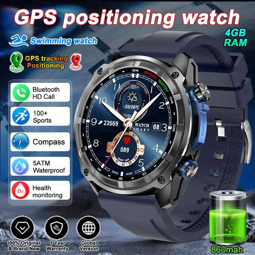 MAVHX DTG1 Montre Connectée GPS Militaire AMOLED Boussole Altimètre 1000mAh – CLEVI Paris