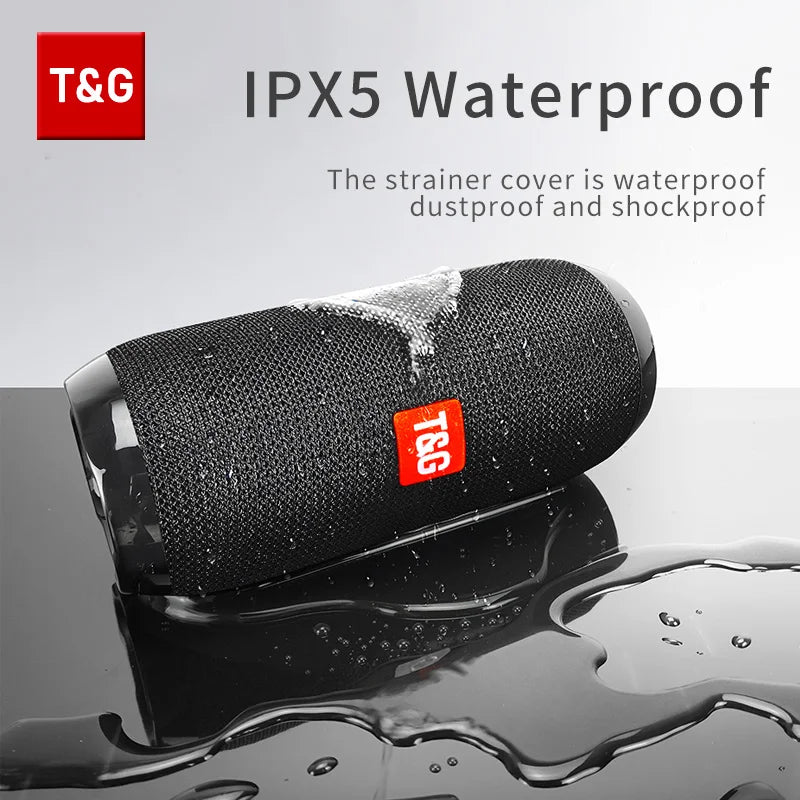 T&G TG117 Enceinte Bluetooth Portable Waterproof TWS IPX5 – CLEVI Paris