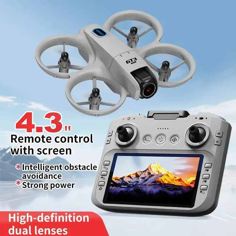 Drone GT3 MAX Double Caméra 6K/8K GPS WiFi FPV – Objectif 180° Évitement Obstacles Retour Auto 20 Min – CLEVI Paris