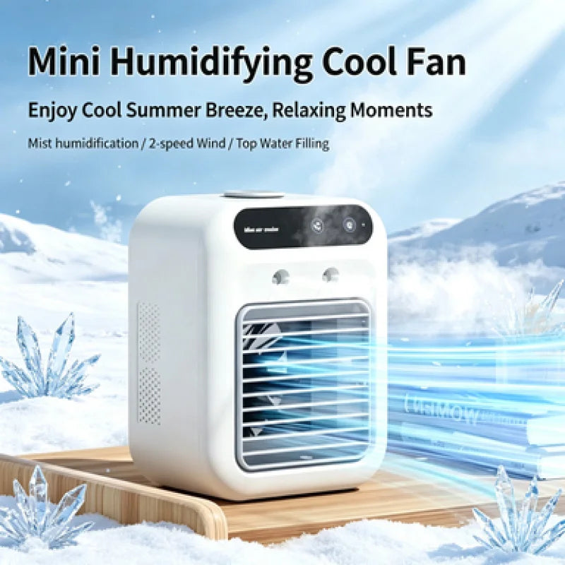 Mini climatiseur de bureau à brume rechargeable – CLEVI Paris