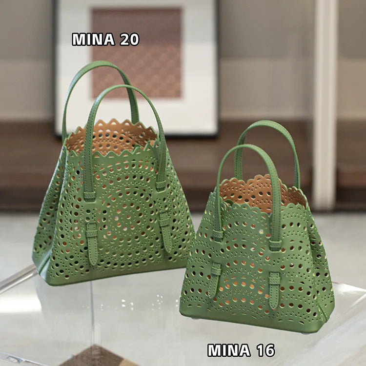 Sac seau femme ajouré, trois formats – CLEVI Paris