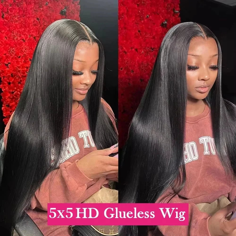 Perruque Glueless Cheveux Humains Brésiliens Remy — Lace HD 4x4 & 5x5, 200%-240% | CLEVI Paris