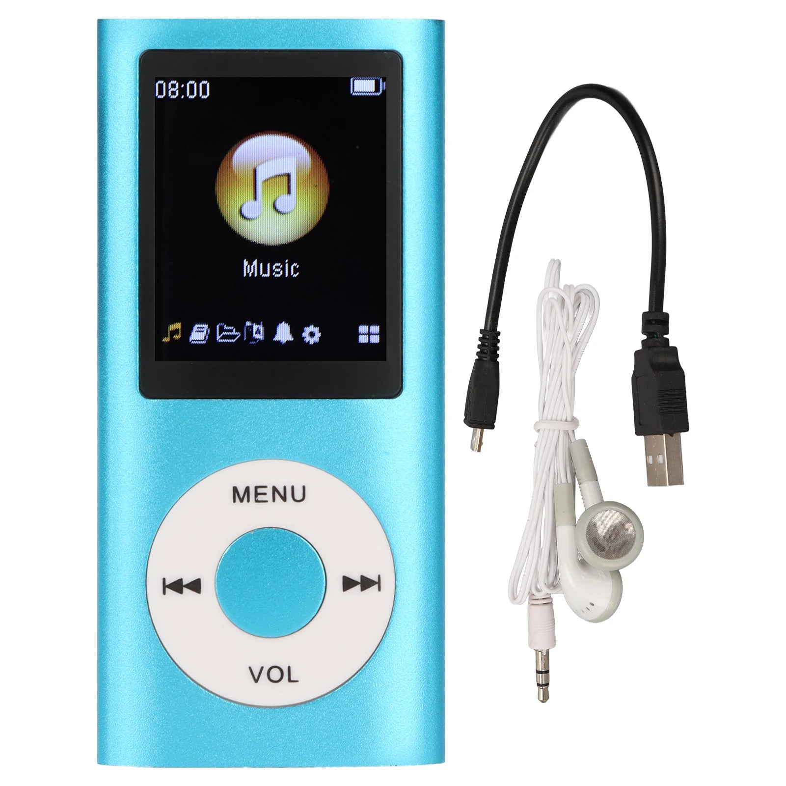VBESTLIFE Lecteur MP3 Aluminium Bluetooth Écran LCD 1,8" FLAC TF 64Go 8h – CLEVI Paris