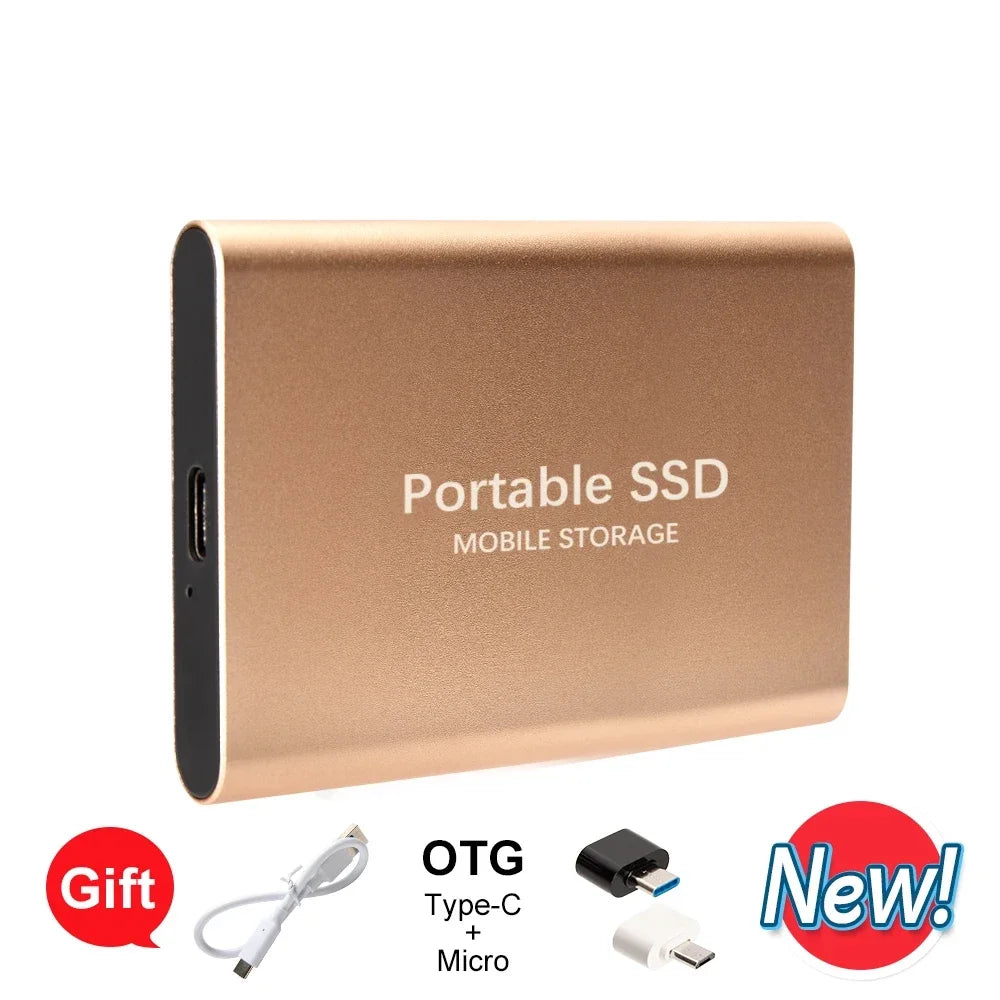 Disque Dur Externe SSD Portable USB 3.1 Type-C – 1 à 512 TB – CLEVI Paris