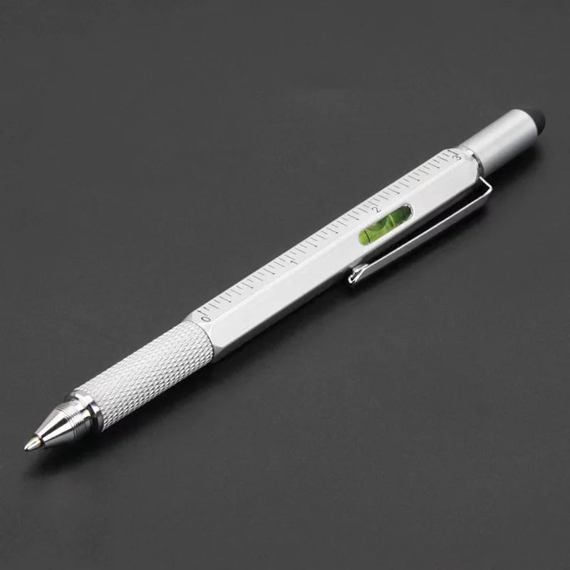Stylo Multifonction 7-en-1 Stylet Tactile Tournevis Règle Niveau – CLEVI Paris