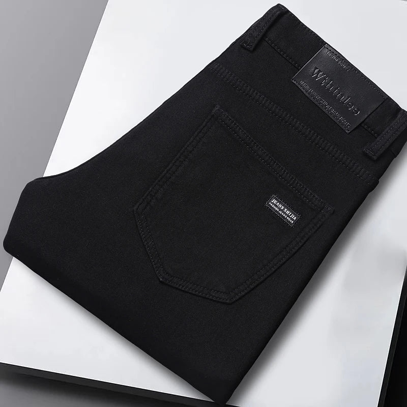 Jean Homme Slim Straight Stretch — Coupe Business Casual | CLEVI Paris