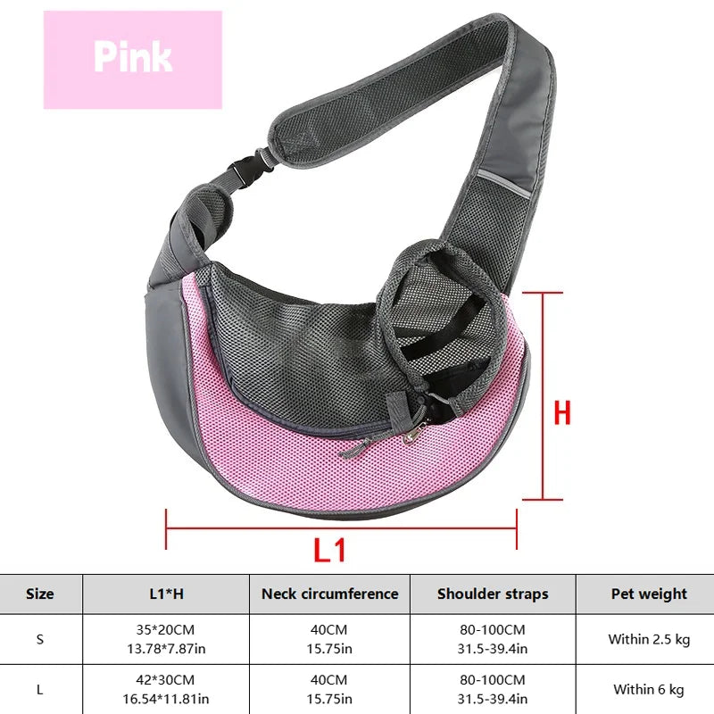Sac de transport en maille pour chien et chat – CLEVI Paris
