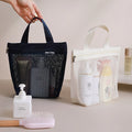 Trousse de Toilette Filet Polyester | Transparente, Respirante, Voyage Salle de Bain Fitness, 2 Coloris – CLEVI Paris