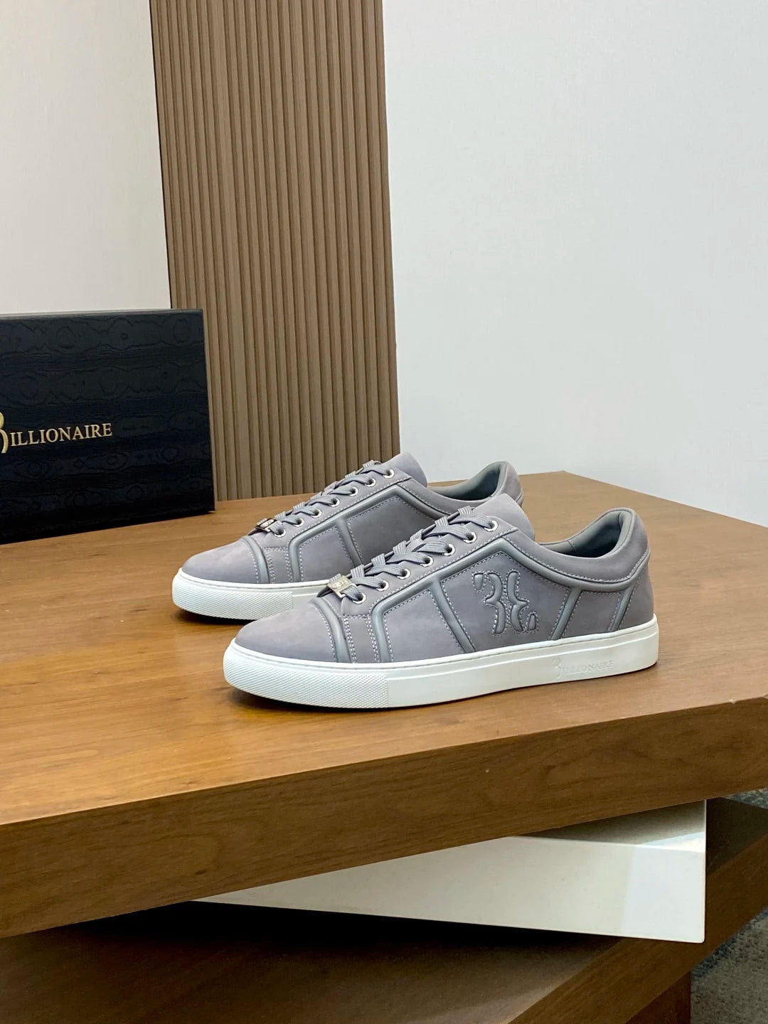 Sneakers Homme Cuir Véritable Brodées Zip Casual Gentleman EU 38-44 – CLEVI Paris