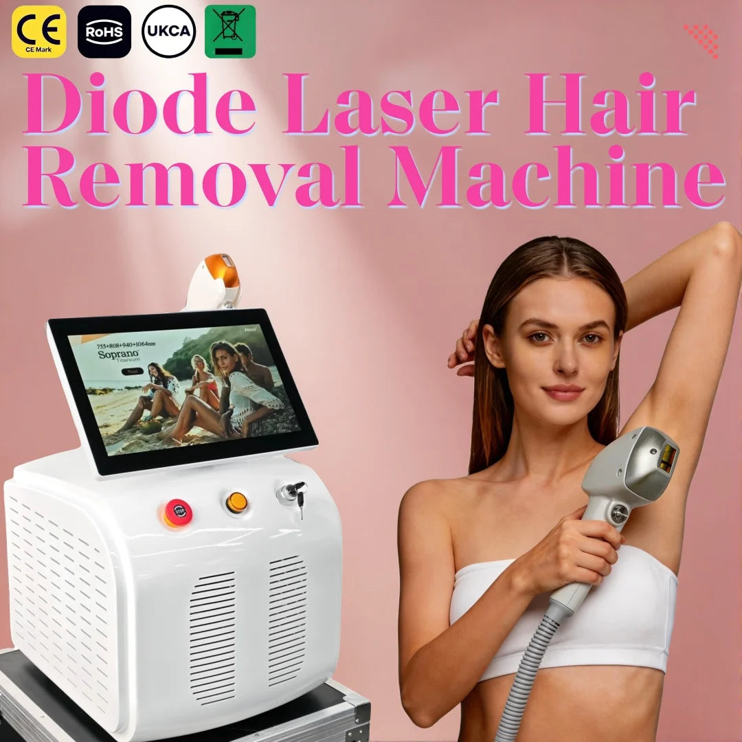 Machine Laser Diode 4000W 4 Longueurs d’Onde 755/808/940/1064nm Épilation Permanente Cryo-Refroidissement – CLEVI Paris