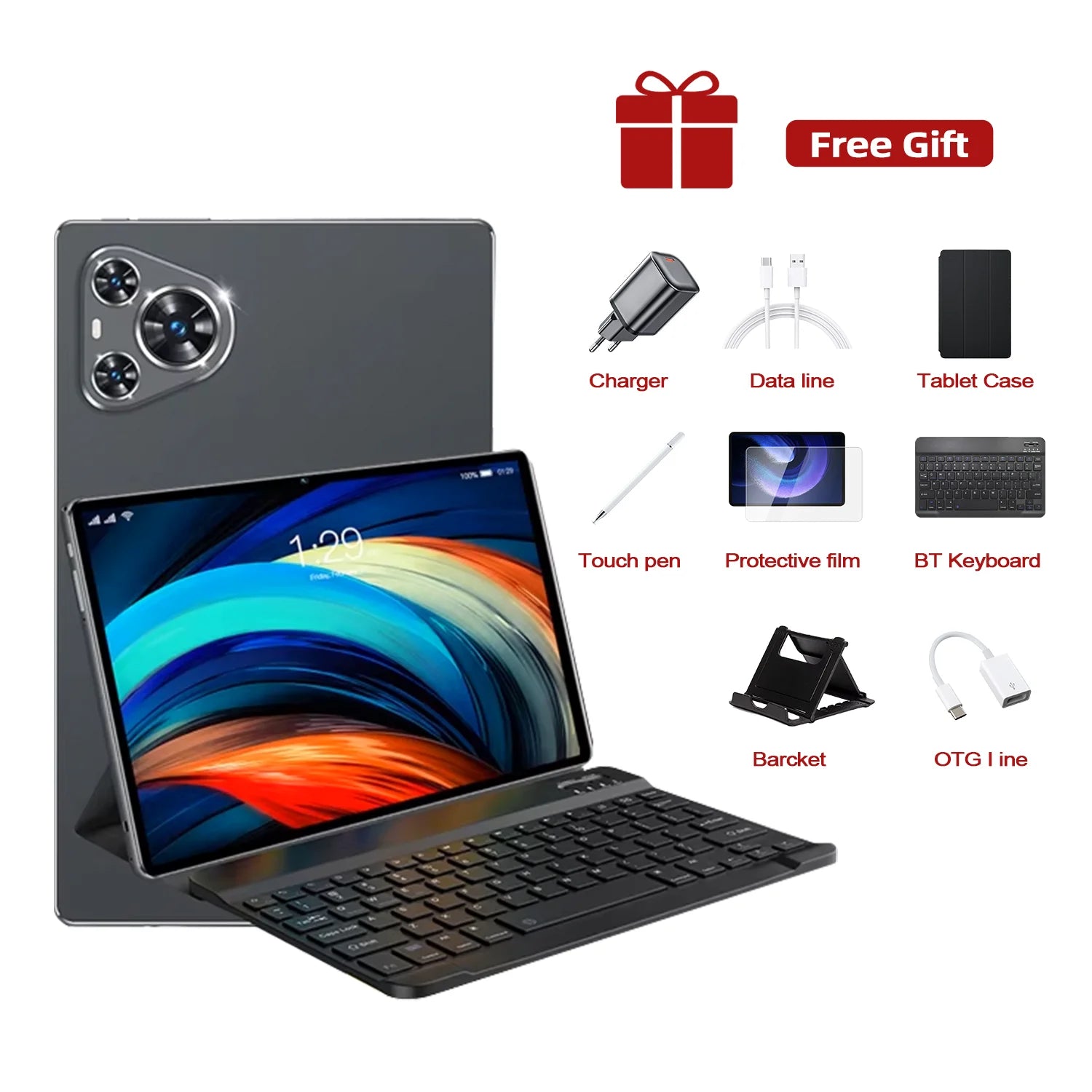 Tablette Android 11" Snapdragon 8 Gen3 20000mAh 5G 2560x1600 48MP Clavier Stylet – CLEVI Paris