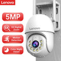 Caméra Surveillance Extérieure Lenovo – 5MP PTZ Zoom 5x Suivi Auto WiFi+RJ45 Vision Nocturne Couleur IP66 Audio Bidirectionnel – CLEVI Paris