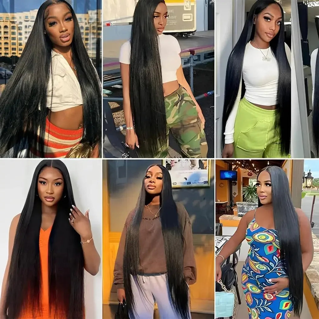 Mèches Straight & Body Wave 100% Remy Hair Brésilien 10A 1/2/3/4 Bundles 14-34 Pouces – CLEVI Paris