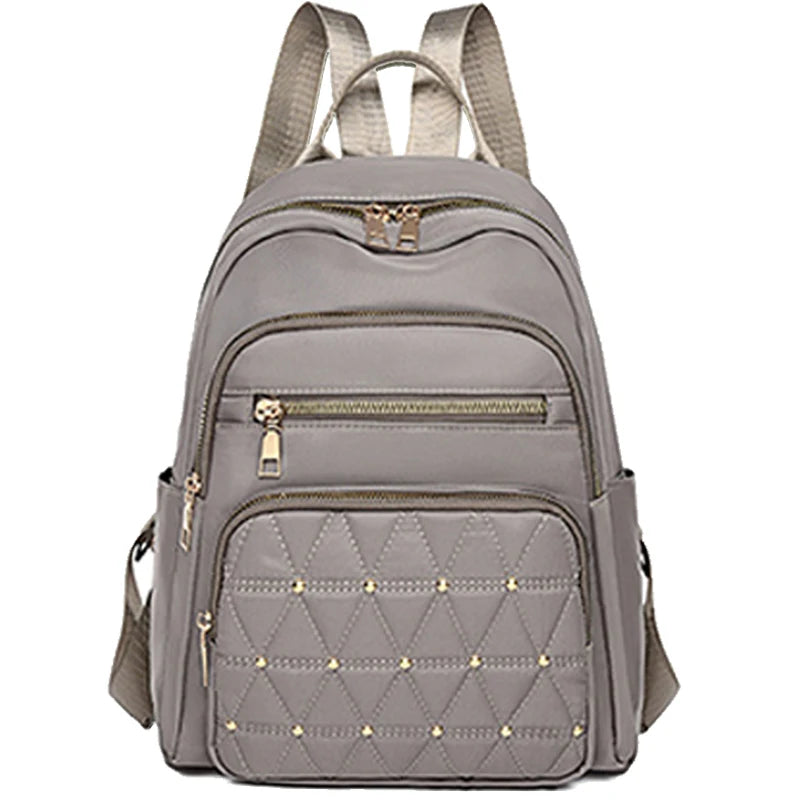 Sac à Dos Nylon Grande Capacité Femme Casual — CLEVI Paris