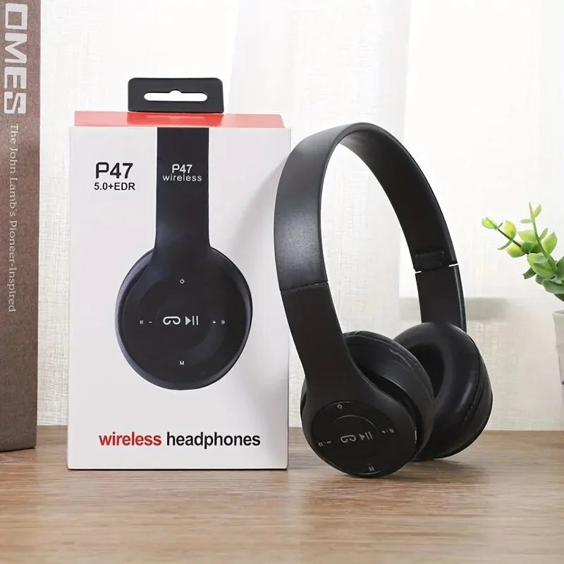 Casque Over-Ear P47 Bluetooth 5.0 Pliable Micro Sport – CLEVI Paris