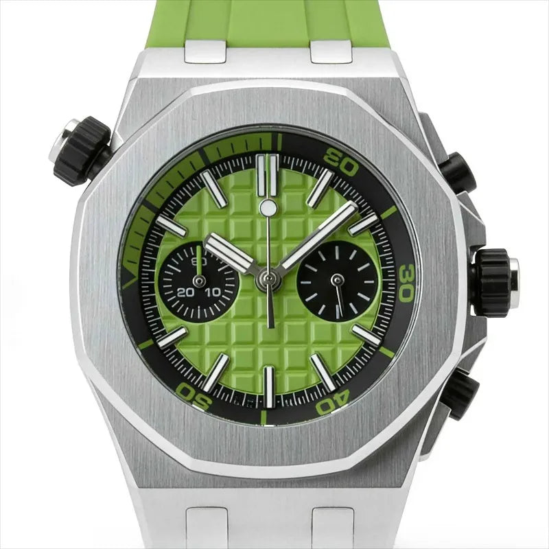 Montre Homme 42mm Acier 904L Mouvement Quartz Style Luxe – CLEVI Paris