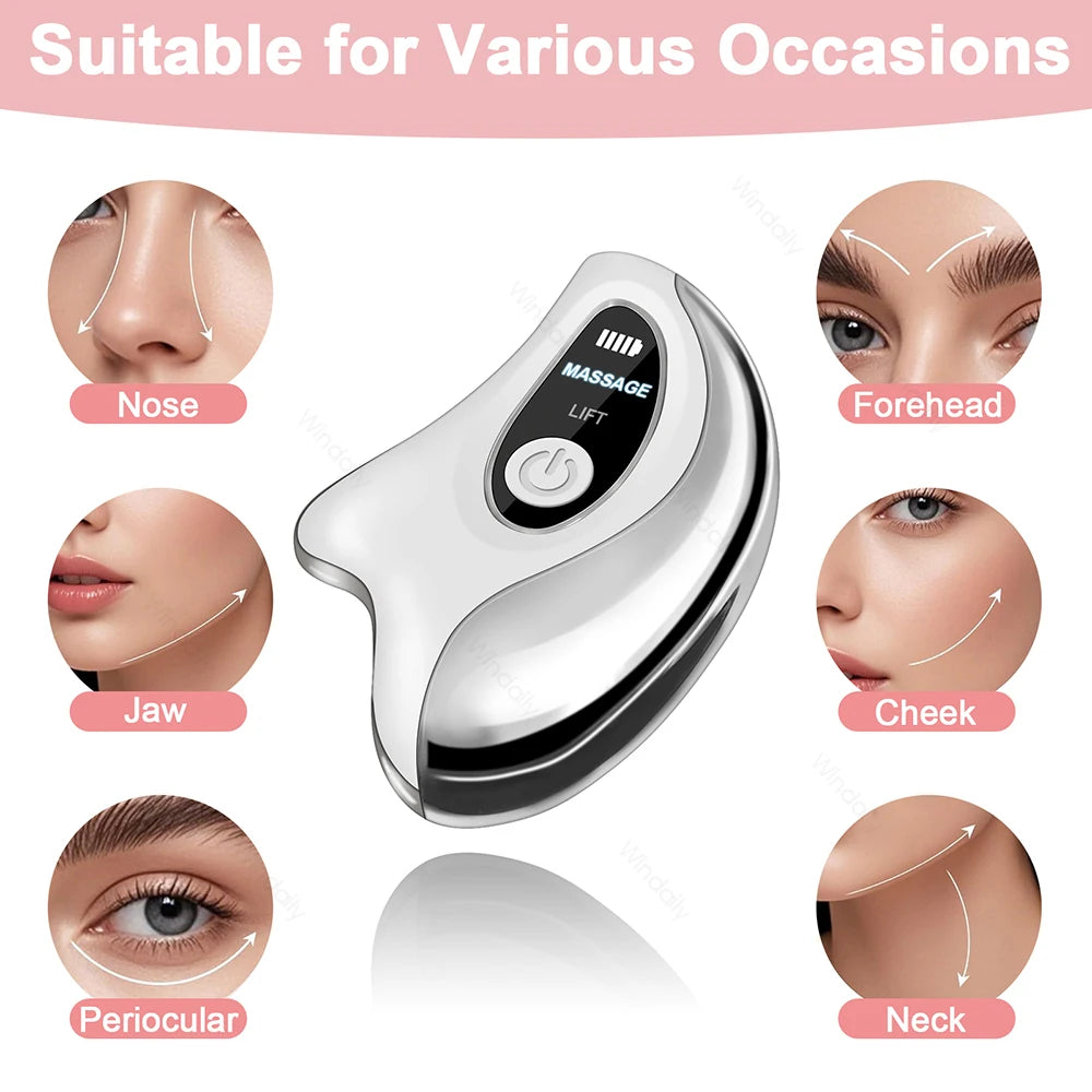 Gua Sha électrique chauffant et vibrant – CLEVI Paris