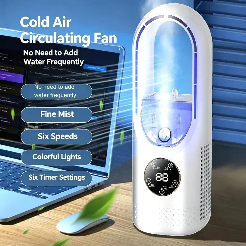 Ventilateur de bureau à brume 100 ml – CLEVI Paris