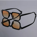 Lunettes de Soleil Carrées Homme Style Y2K Rivets Verres Dégradés 13110 – CLEVI Paris
