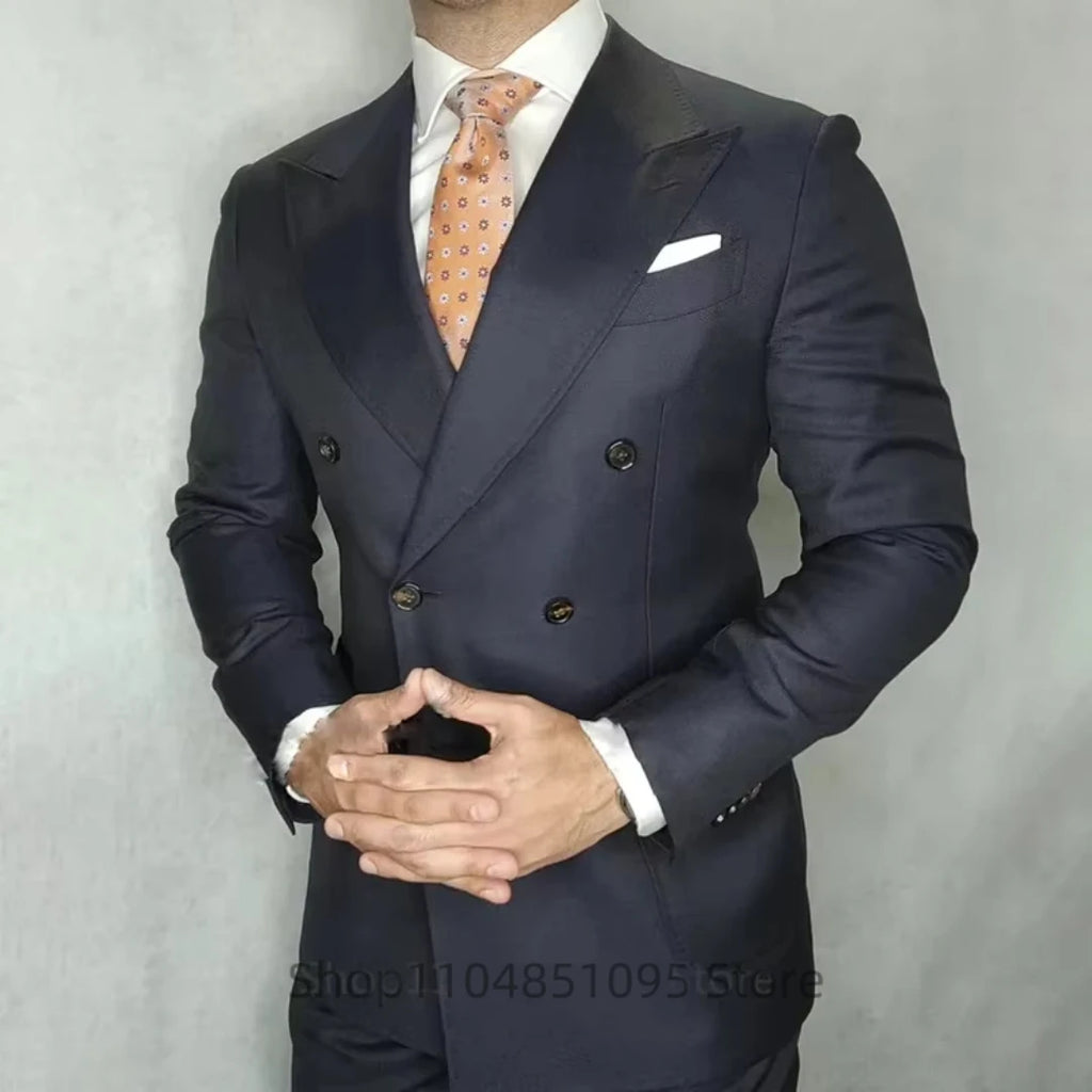 Costume homme croisé slim – CLEVI Paris
