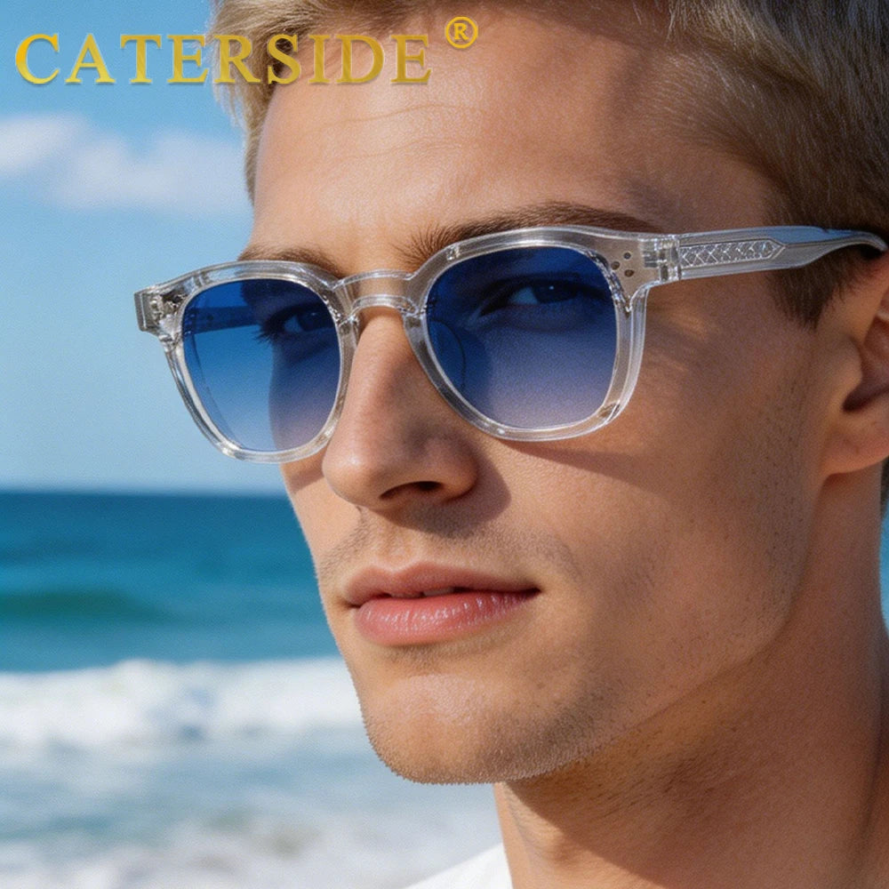 Lunettes de Soleil Style Punk Unisexe CATERSIDE – Monture Carrée Miroir UV400 – CLEVI Paris