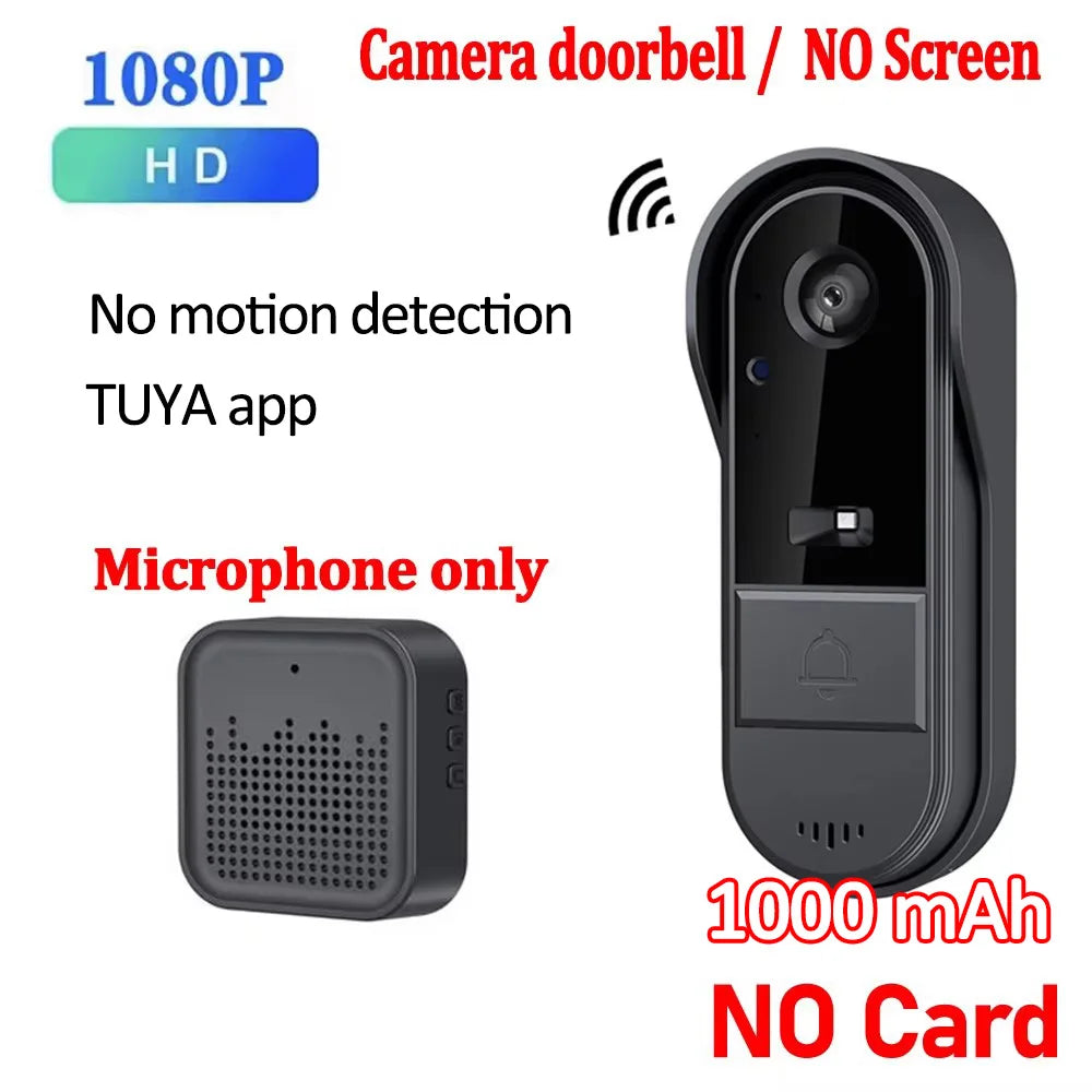 Sonnette Vidéo Sans Fil Écran IPS 4,3" IP65 Intercom 2,4G Vision Nocturne – CLEVI Paris