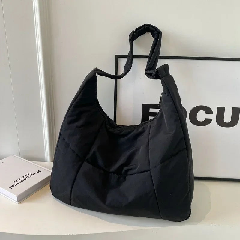 Sac à Main Bandoulière Nylon Femme | Casual & Élégant, Fermeture Zippée, 2 Tailles, 9 Coloris – CLEVI Paris