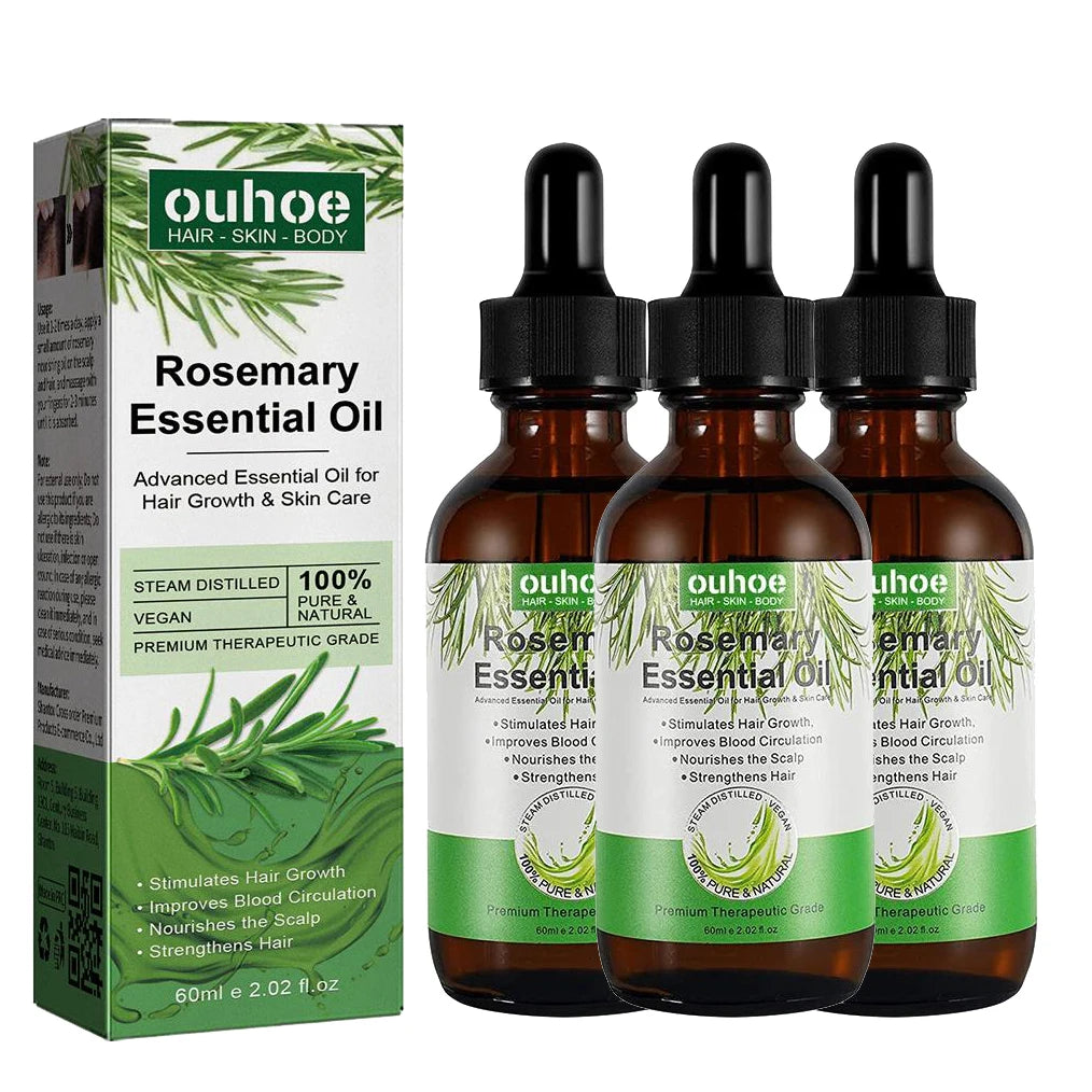 Huile de Romarin Capillaire 60ml – CLEVI Paris