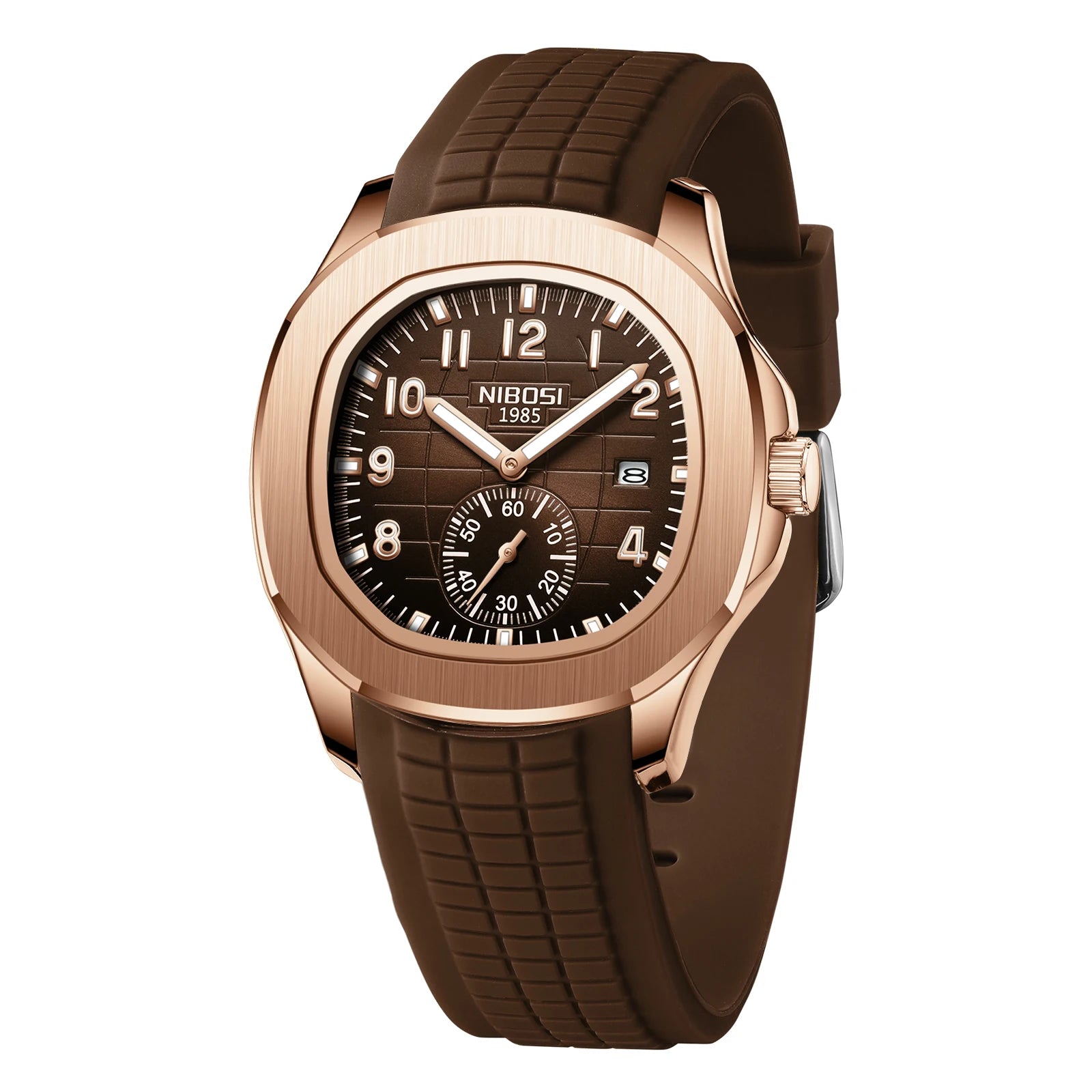 NIBOSI Montre Quartz Homme Sport Luxe Acier Lumineux Date Auto Anti-Magnétique – CLEVI Paris