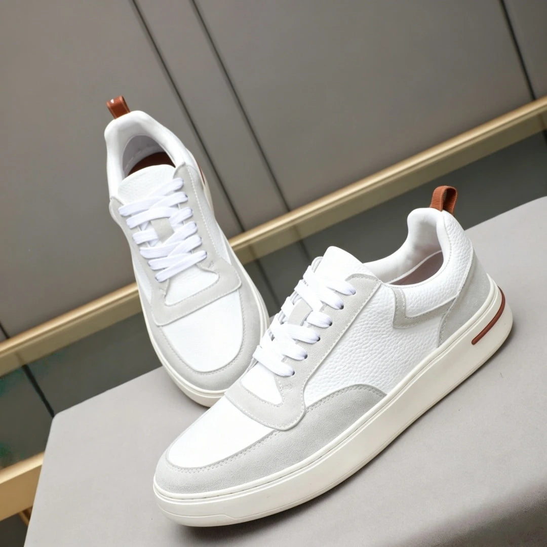 Sneakers Luxe Artisanales Homme Cuir Suède Laine – CLEVI Paris