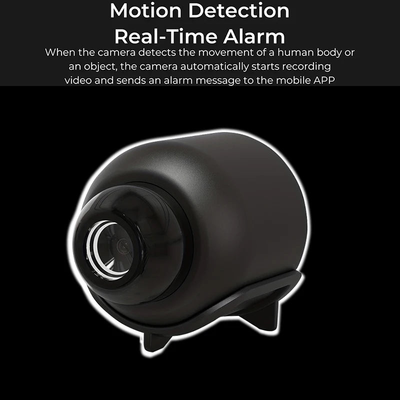 Mini Caméra WiFi 1080P Vision Nocturne Détection de Mouvement – CLEVI Paris