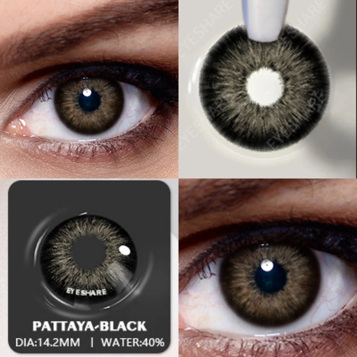 Lentilles de Contact Colorées AMARA | Collections RichGirl, Myakhie & Pattaya | Sans Correction | 1 Paire – CLEVI Paris