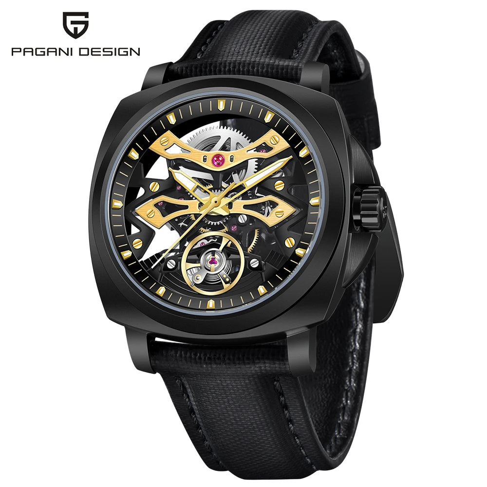 Montre Homme Automatique Squelette Nylon Couronne Vissée Pagani Design PD-YS017 – CLEVI Paris