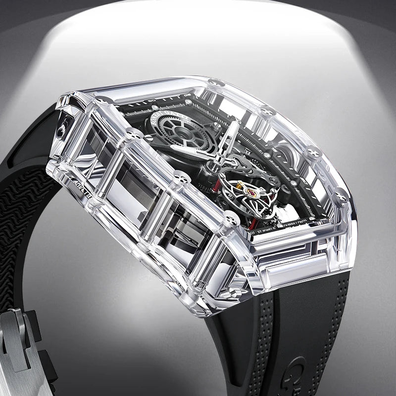 Montre Automatique Tourbillon BONEST GATTI – Verre Saphir Cadran Squelette