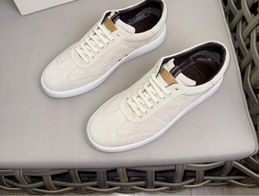Sneakers Homme Cuir Véritable Respirant Casual Sport EU 38-46 – CLEVI Paris