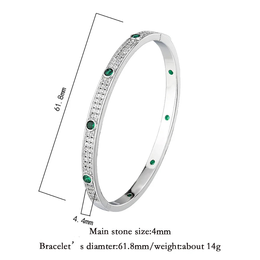 Bracelet Jonc Pierres Précieuses Rubis Saphir – CLEVI Paris
