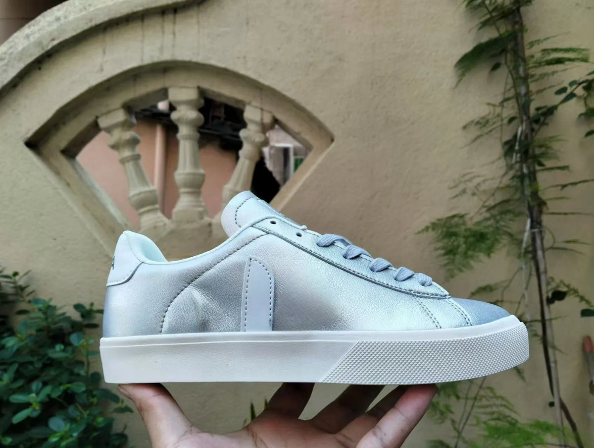 Sneakers unisexes à lacets en simili cuir – CLEVI Paris