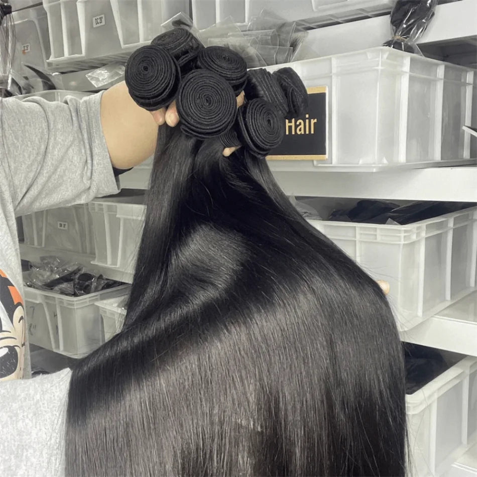 Extensions Lisses Straight Remy Hair Brésilien – CLEVI Paris