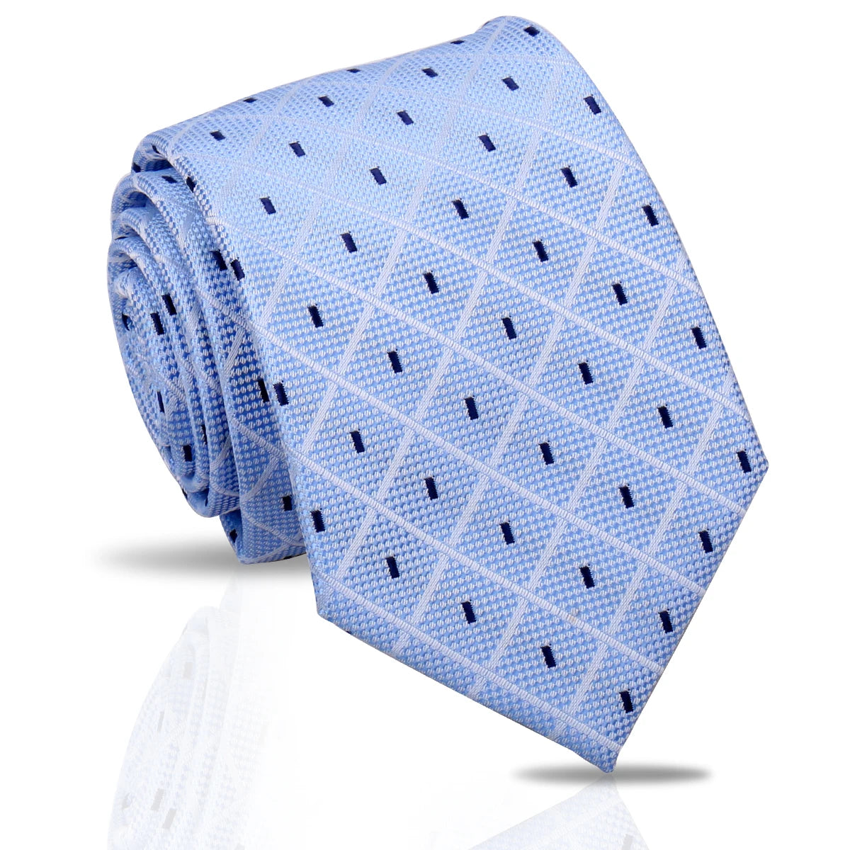 Cravate unisexe rayée 7,5 cm – CLEVI Paris