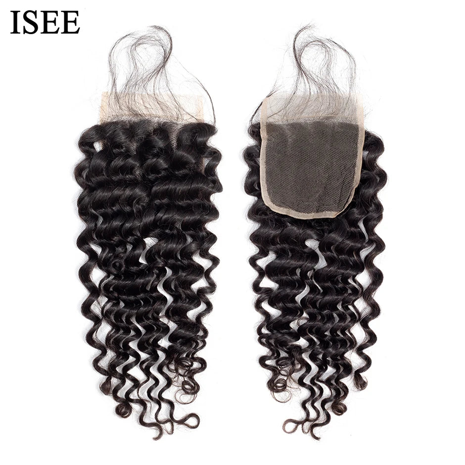 Bundles cheveux humains ondulés avec closure – CLEVI Paris