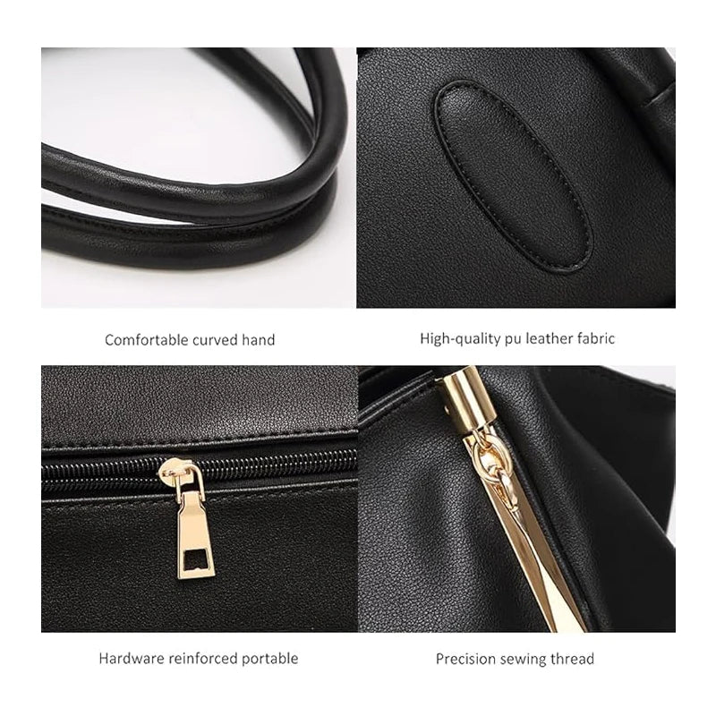 Sac à Bandoulière Femme Cuir PU Imperméable Zippé – CLEVI Paris