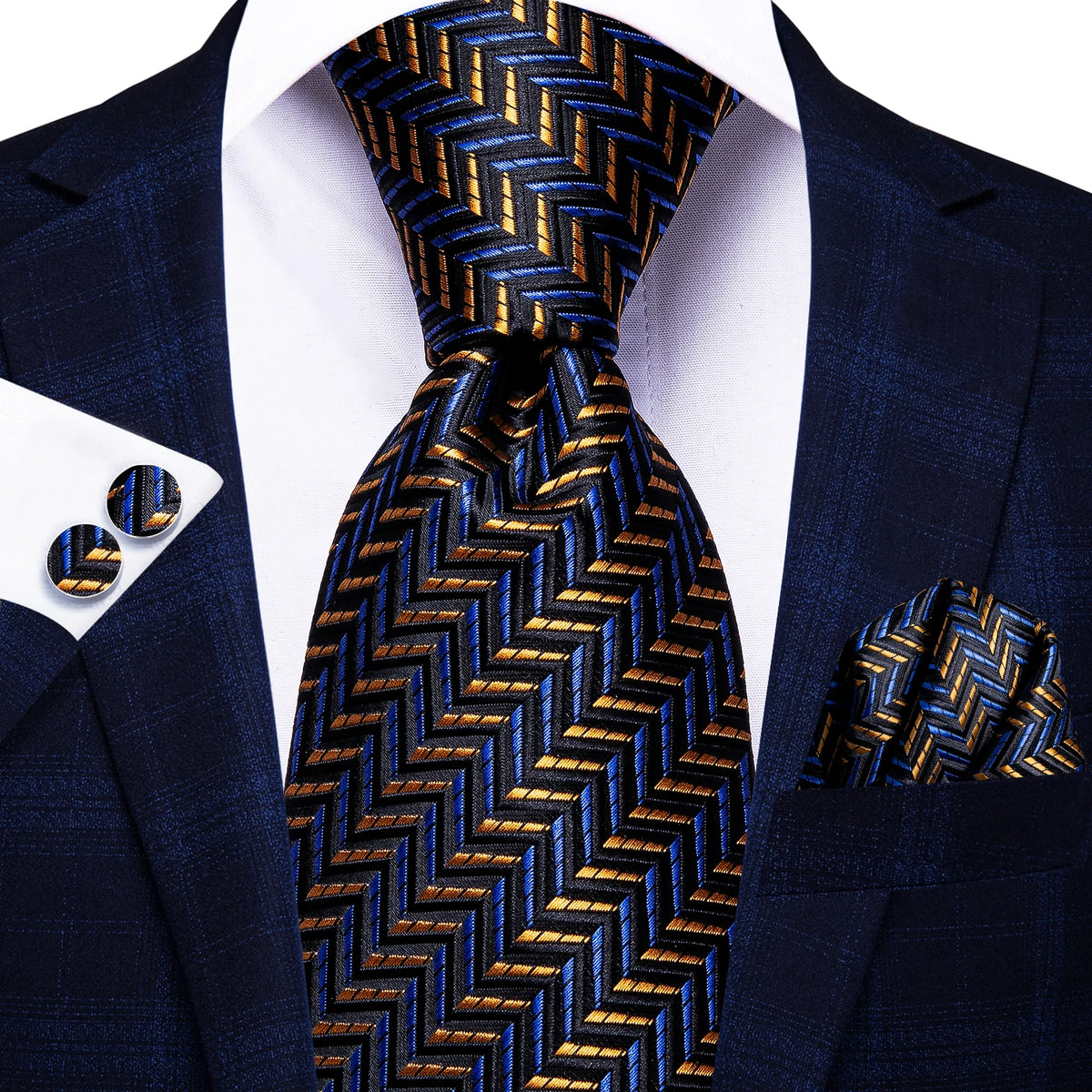 Ensemble cravate homme rayée – CLEVI Paris
