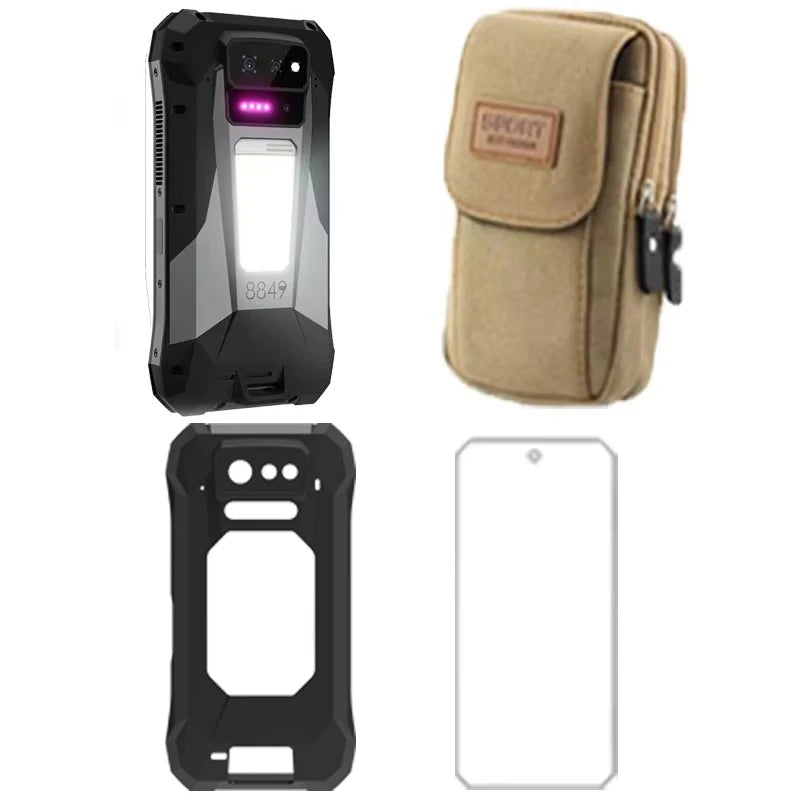 8849 Tank X Smartphone Rugged 5G Projecteur 220lm 1080P Dimensity 8200 17600mAh Android 15 IP68 – CLEVI Paris